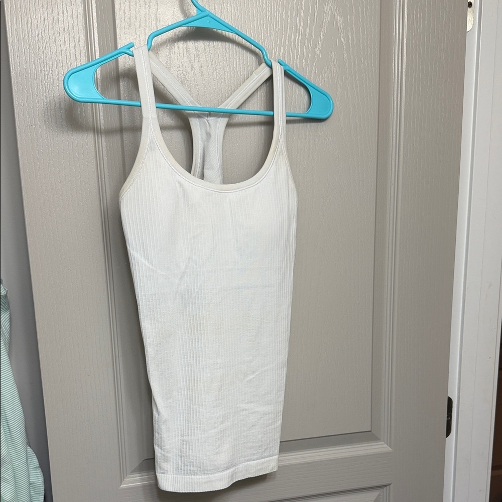 Women's lululemon White Ebb to street tank